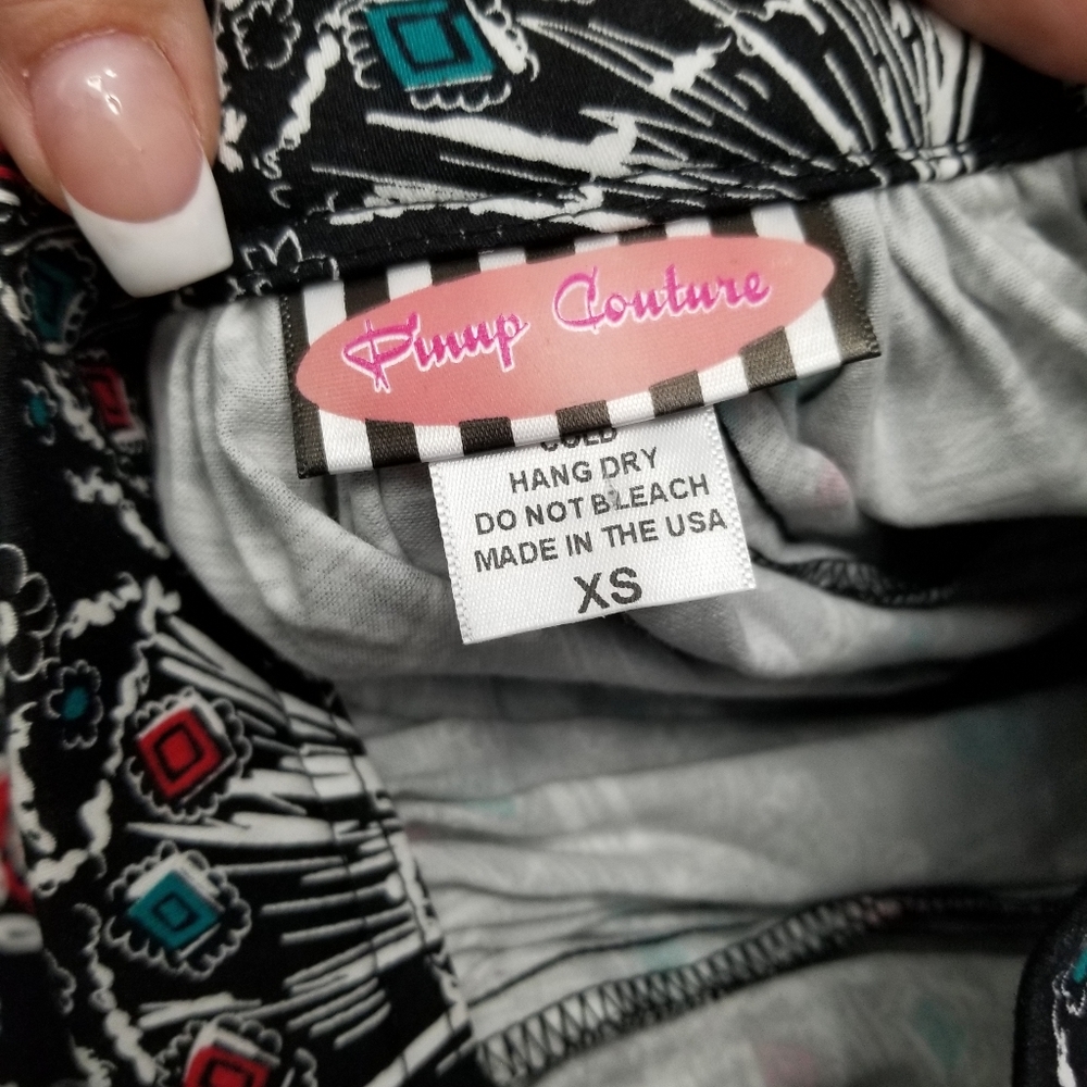 Xs Spanish fans jenny skirt Pinup Couture - Picture 2 of 5